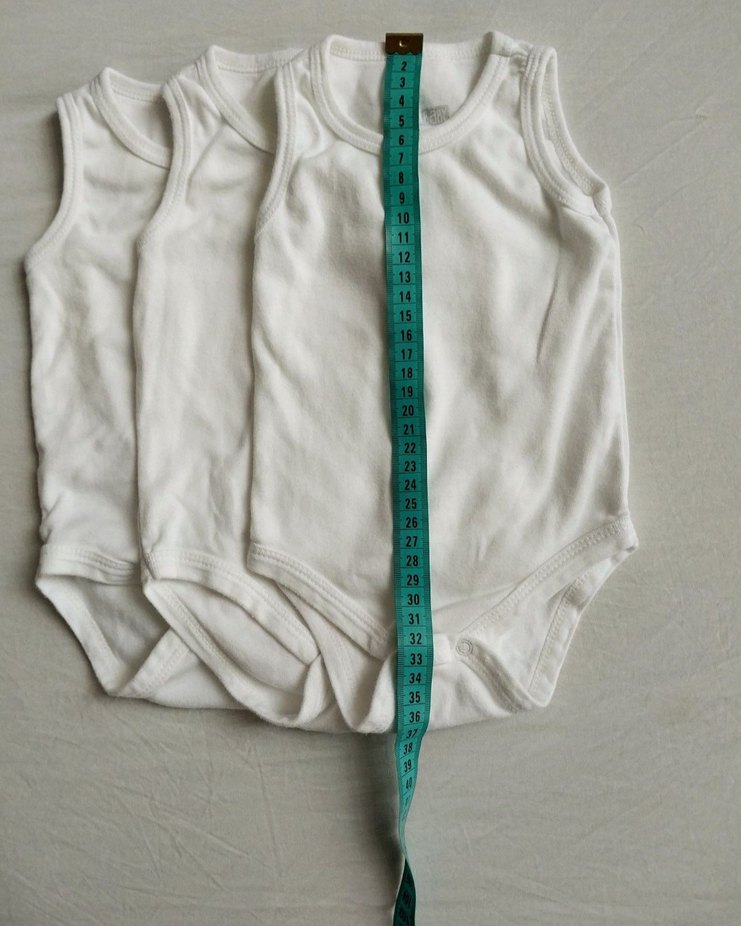 Beyaz Bebek Atlet Body 3'lü Paket - Görsel 3