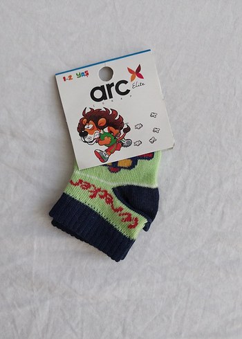 Renkli Baskılı Erkek Çocuk Çorabı