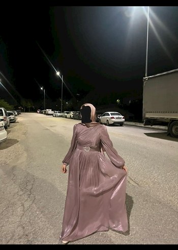 Diğer Işıltılı Uzun Elbise Abiye