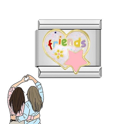 Friends İtalyan charm