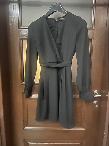 xs Beden Siyah mini elbise