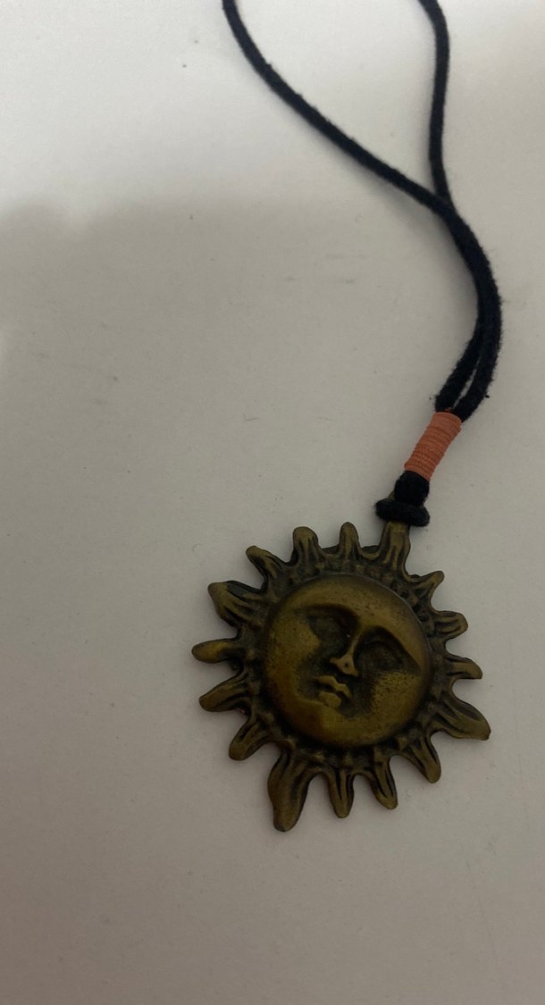 Bohem Güneş Figürlü Midi Kolye - Görsel 2