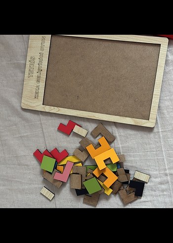 Beden Renkli Tetris Blokları Eğitici Oyuncak