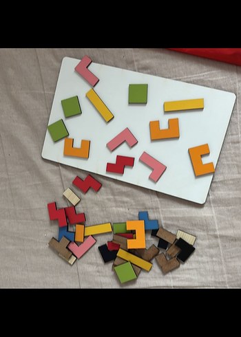 Diğer Renkli Tetris Blokları Eğitici Oyuncak