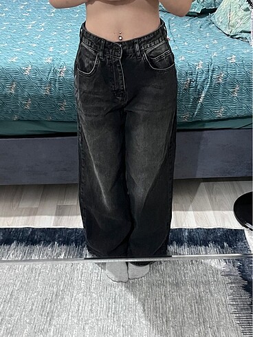 34 Beden siyah Renk Siyah baggy pantalon