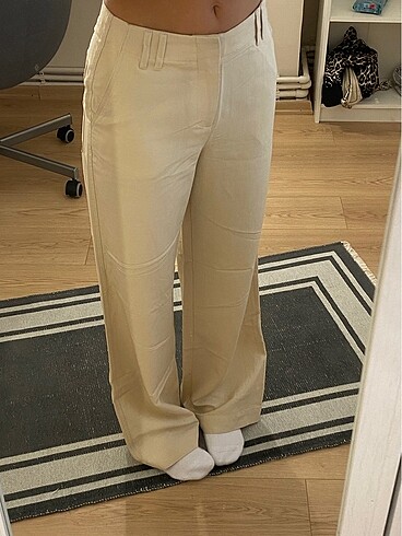 Zara Zara krem pantolon