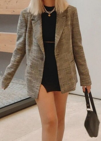 Diğer astarlı blazer ceket
