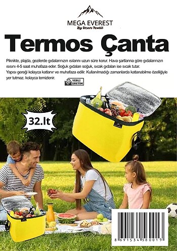 Termos Çanta 32 Lt