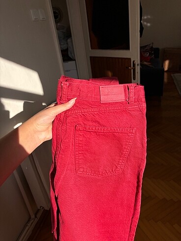 l Beden bordo Renk Zara pantolon