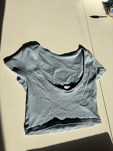 Bershka Bershka taşlı crop