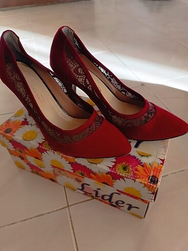 36 Beden bordo Renk Bayan stiletto