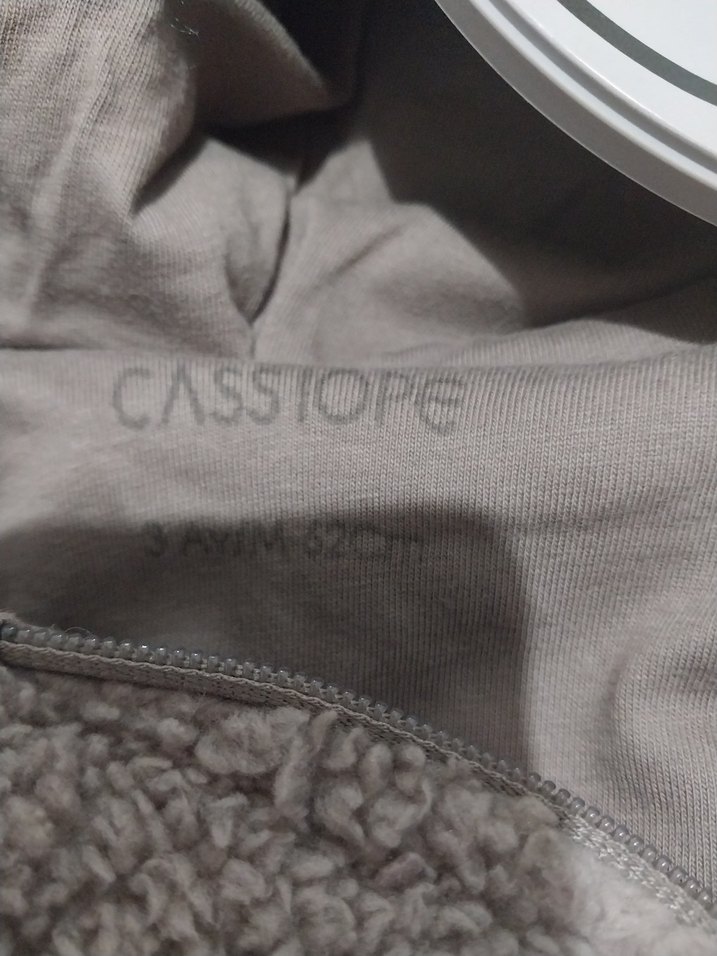 Gri Kürklü Bebek Tulumu - Görsel 3