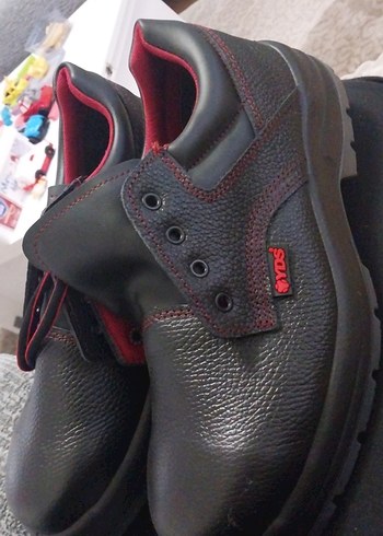 Tokalı Siyah Erkek çelik burunlu  Bot - Görsel 2