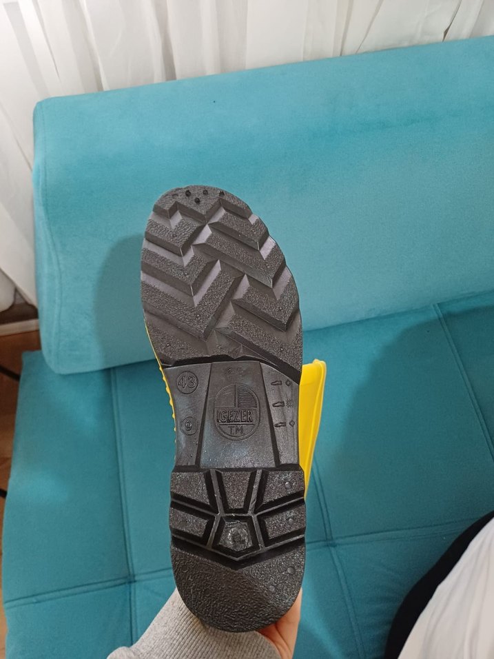 Sarı Erkek Diz Boyu şu geçirmez Botlar - Görsel 2