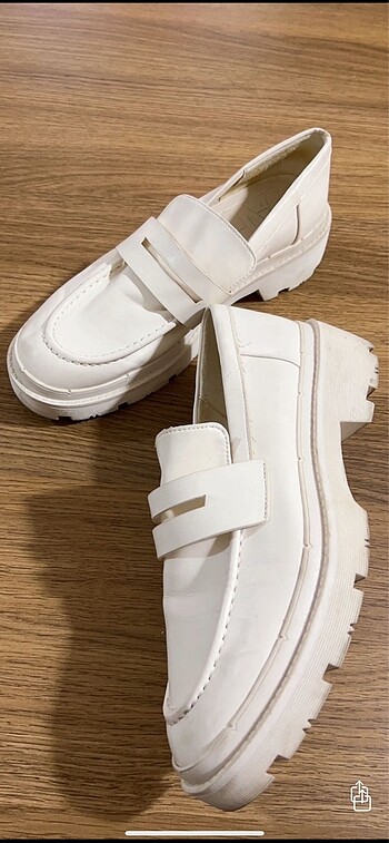 40 Beden Orjinal zara yüksek taban loafer