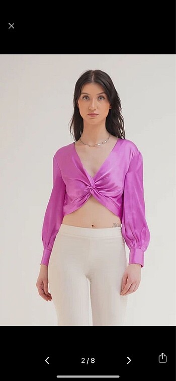 Orjinal Zara crop bluz