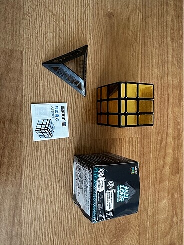 3x3x3 Altın Renkli Magic Mirror Zeka Küpü