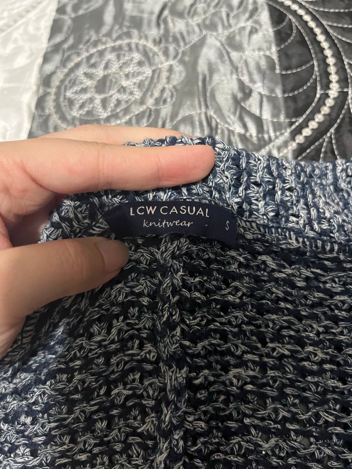 Gri Bohem Tarzı Kadın Triko Kazak - Görsel 3