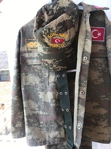 Çocuk asker üniforma