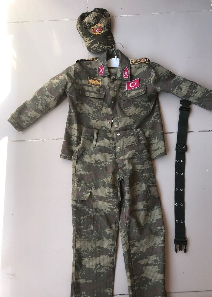 Çocuk asker üniforma - Görsel 2