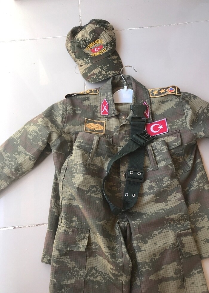 Çocuk asker üniforma - Görsel 5