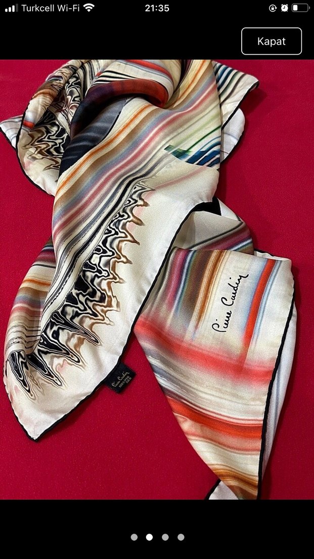 Piyere karkdin  marka bir eşarp cok hoş duruyor başta - Görsel 3