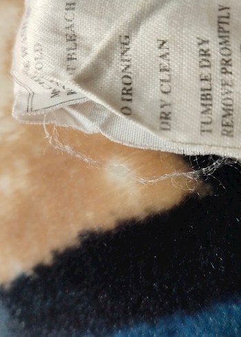 Çiçek Desenli Açık Kahverengi Battaniye - Görsel 6