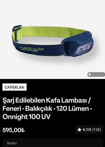 USB şarjlı Kafa lambası 120 lümen