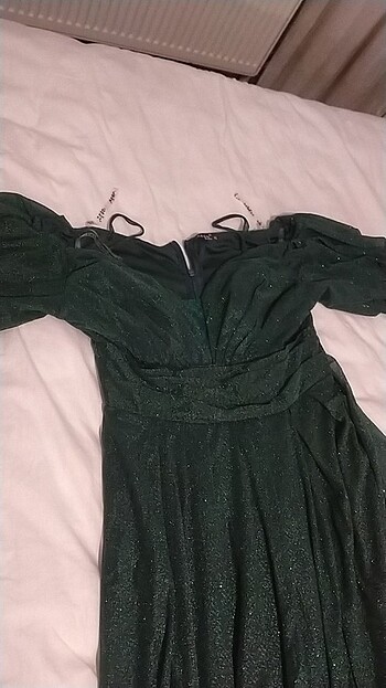 xxl Beden yeşil Renk Elbise