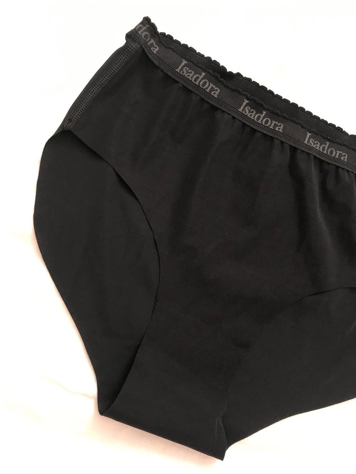 Isadora Siyah Mini Atletik Kadın Lazer kesim Külot - Görsel 2