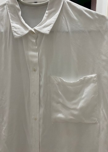 Addax Beyaz Basic Gömlek - Görsel 2