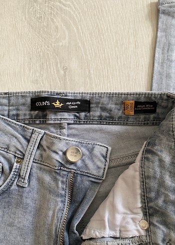 Colins Gri Denim Jean - Görsel 3