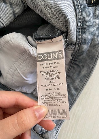 Colins Gri Denim Jean - Görsel 4