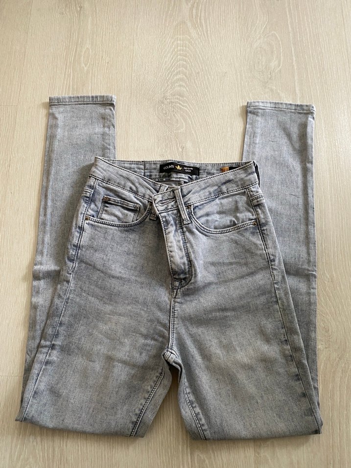 Colins Gri Denim Jean - Görsel 2