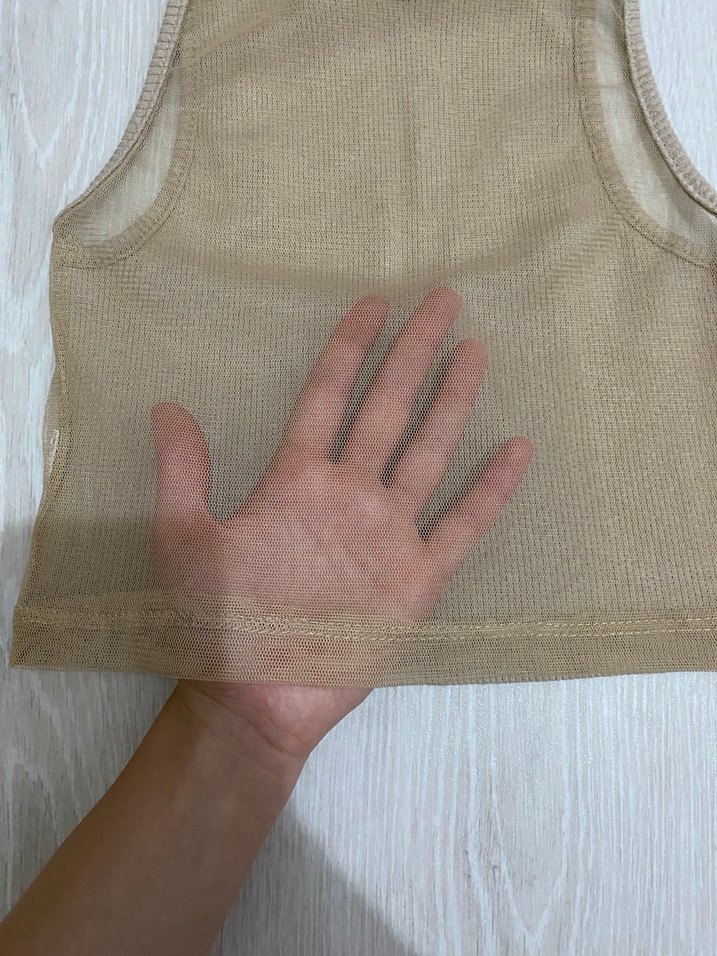 Trendyolmilla Arkası Tül Basic Bluz - Görsel 3