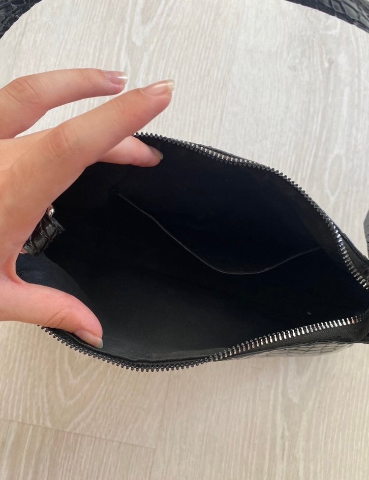 Addax Siyah Basic Kol Çantası - Görsel 4