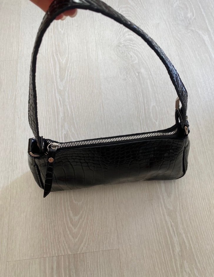 Addax Siyah Basic Kol Çantası - Görsel 3