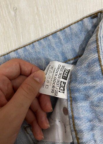 Addax Mavi Denim Mini Şort - Görsel 3