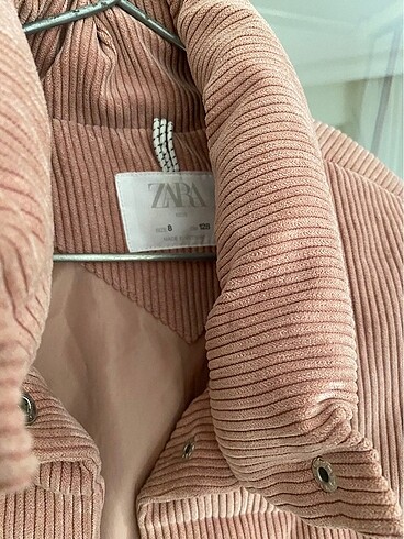 8 Yaş Beden Zara pembe mont
