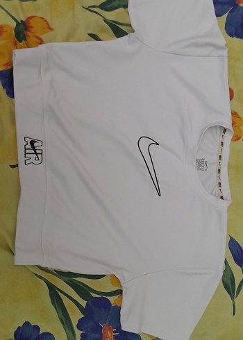 Nike Beyaz Minimal Spor Sweatshirt