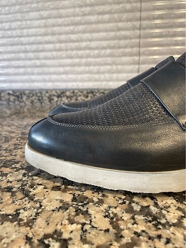 İNCİ HAKİKİ DERİ LACİVERT - Görsel 4