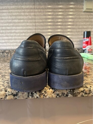 İNCİ HAKİKİ DERİ LACİVERT - Görsel 14