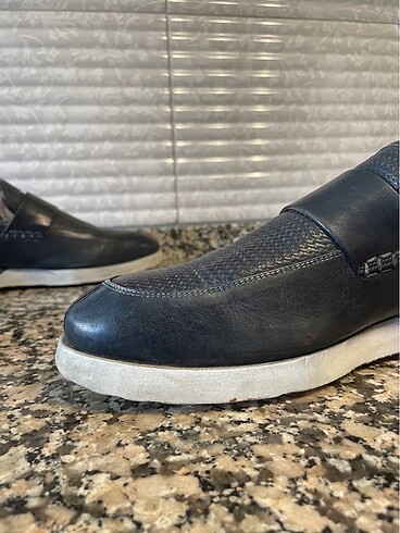 İNCİ HAKİKİ DERİ LACİVERT - Görsel 10