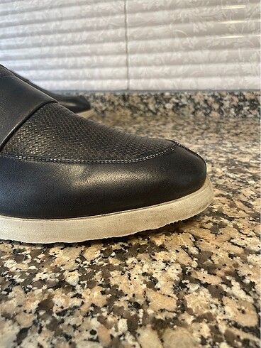 İNCİ HAKİKİ DERİ LACİVERT - Görsel 11