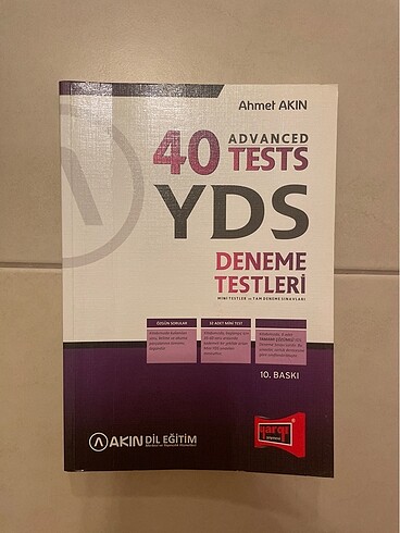 YARGI YAYINEVİ YDS SIFIR KİTAP
