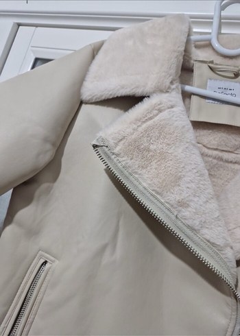 Suni Kürklü ceket defacto - Görsel 2