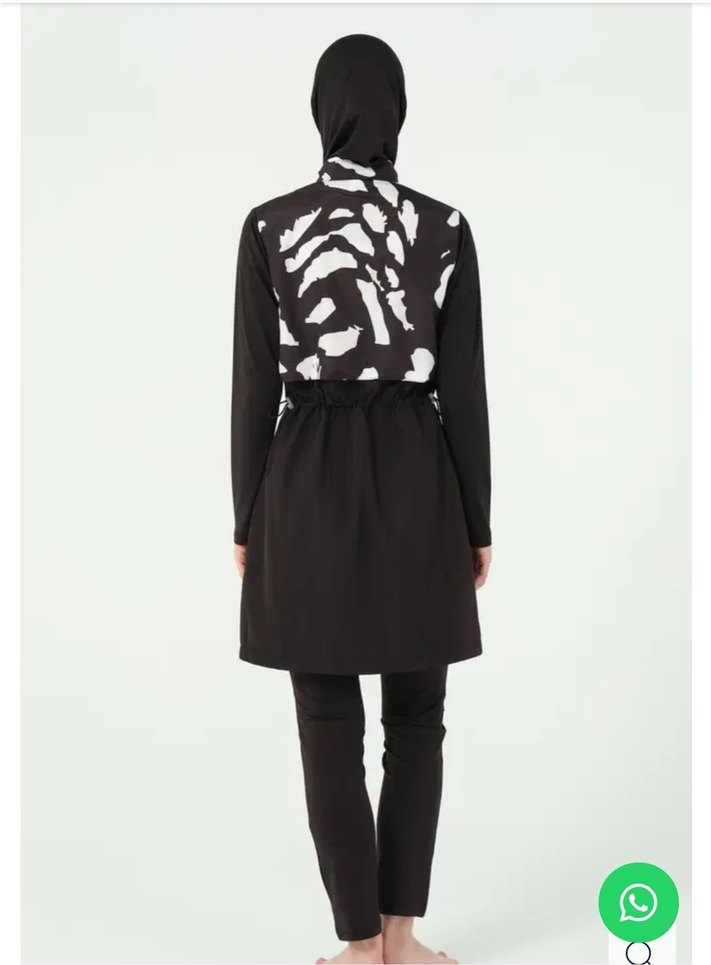 CROP GÖRÜNÜMLÜ TESETTÜR MAYO - Görsel 2