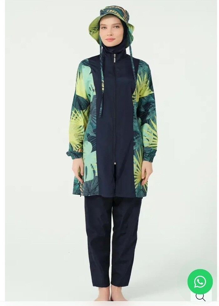 ŞAPKALI TESETTÜR MAYO - Görsel 3