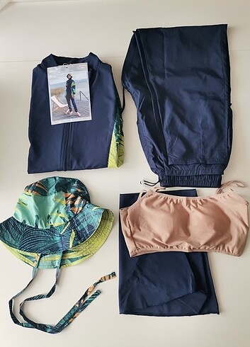 ŞAPKALI TESETTÜR MAYO - Görsel 8