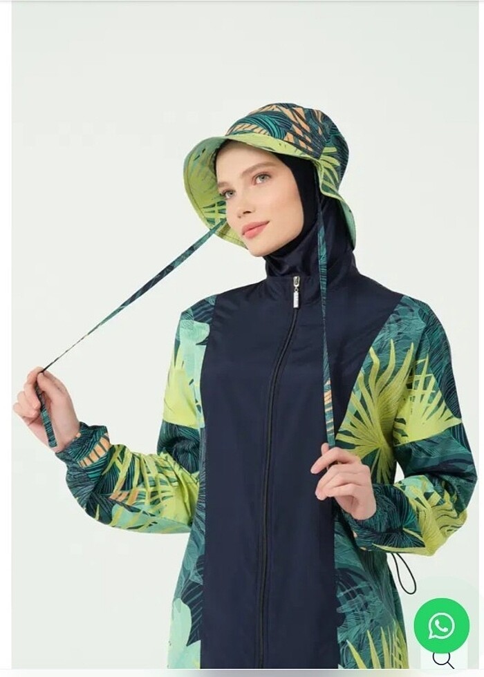 ŞAPKALI TESETTÜR MAYO - Görsel 2